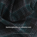 100% Cotton Yarn Dyed Brushed Flannel Check Shirt Dress Fabric